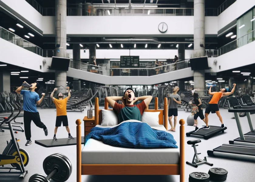 in_bed_in_gym